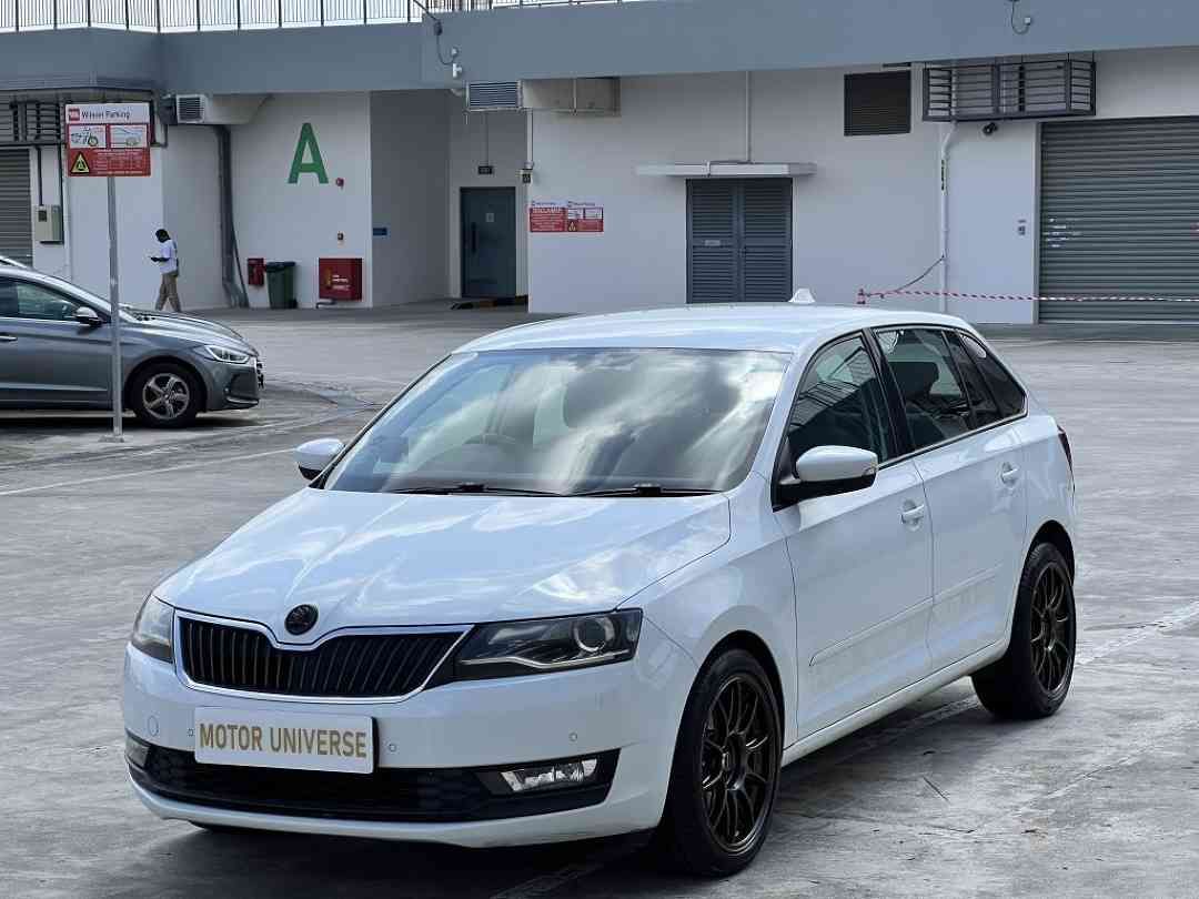 SKODA Rapid Spaceback 1.4 TSI Ambition (A) (Category: Used Cars) located in Singapore. Submitted by motoruniverse (Listing ID 1454219968, Image 2). Description: Showroom: CARRO CENTER 60 JALAN LAM HUAT #04-37/38 CARRO CENTER Singapore 737869 Lowest priced in market, low depre. Reliable TSI engine. Well maintained by previous owner. Fuel efficient and huge cargo space. Small yet powerful. 100% loan approval guaranteed! Flexible in-house & bank loa