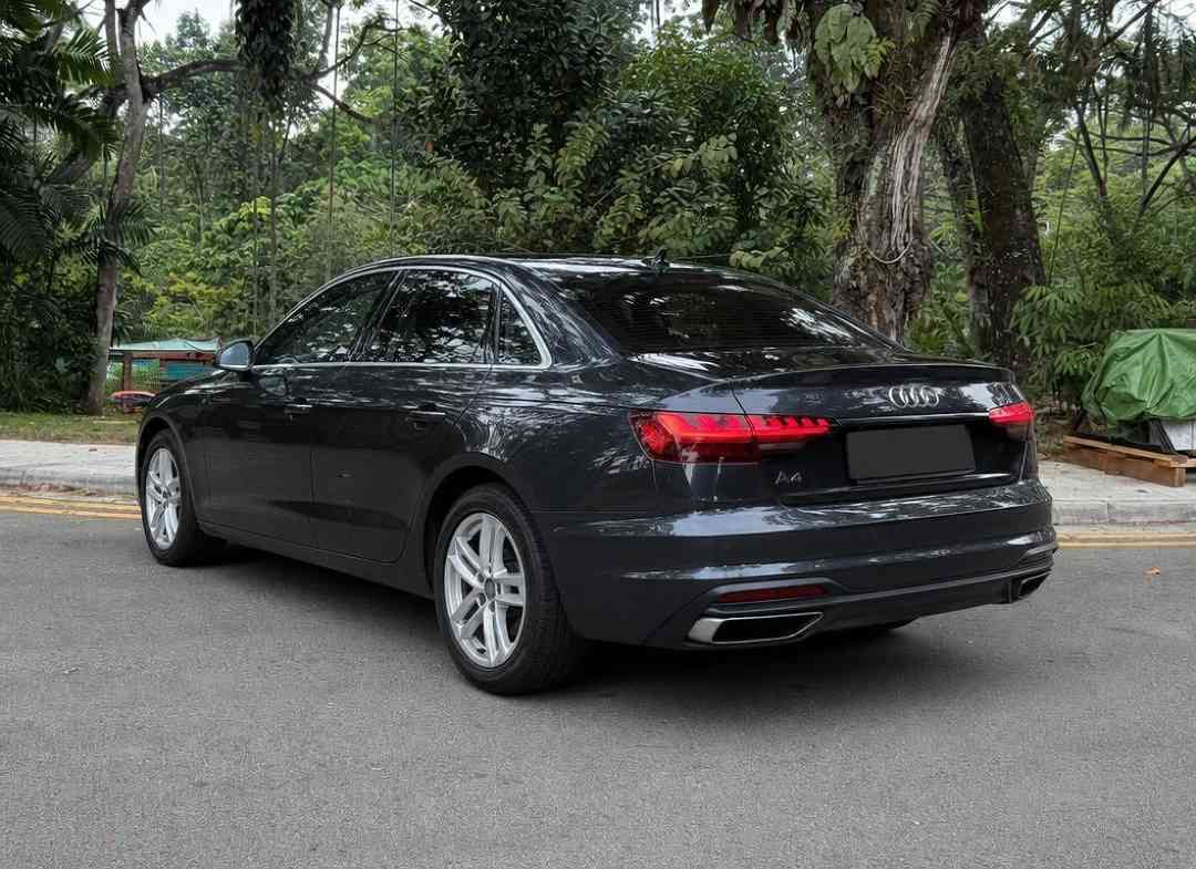 Audi A4 Sedan Mild Hybrid 2.0 TFSI S tronic (A) (Category: Used Cars) located in Singapore. Submitted by carousell_certified_partners (Listing ID 1465103765, Image 3). Description: Beautiful well maintained unit in excellent up kept condition! Comes with additional 3 years engine, gearbox and MU warranty for a peace of mind purchase! Excellent fuel consumption of 16 km/L suitable for daily usage and workhorse! Spacious interior and boot space per