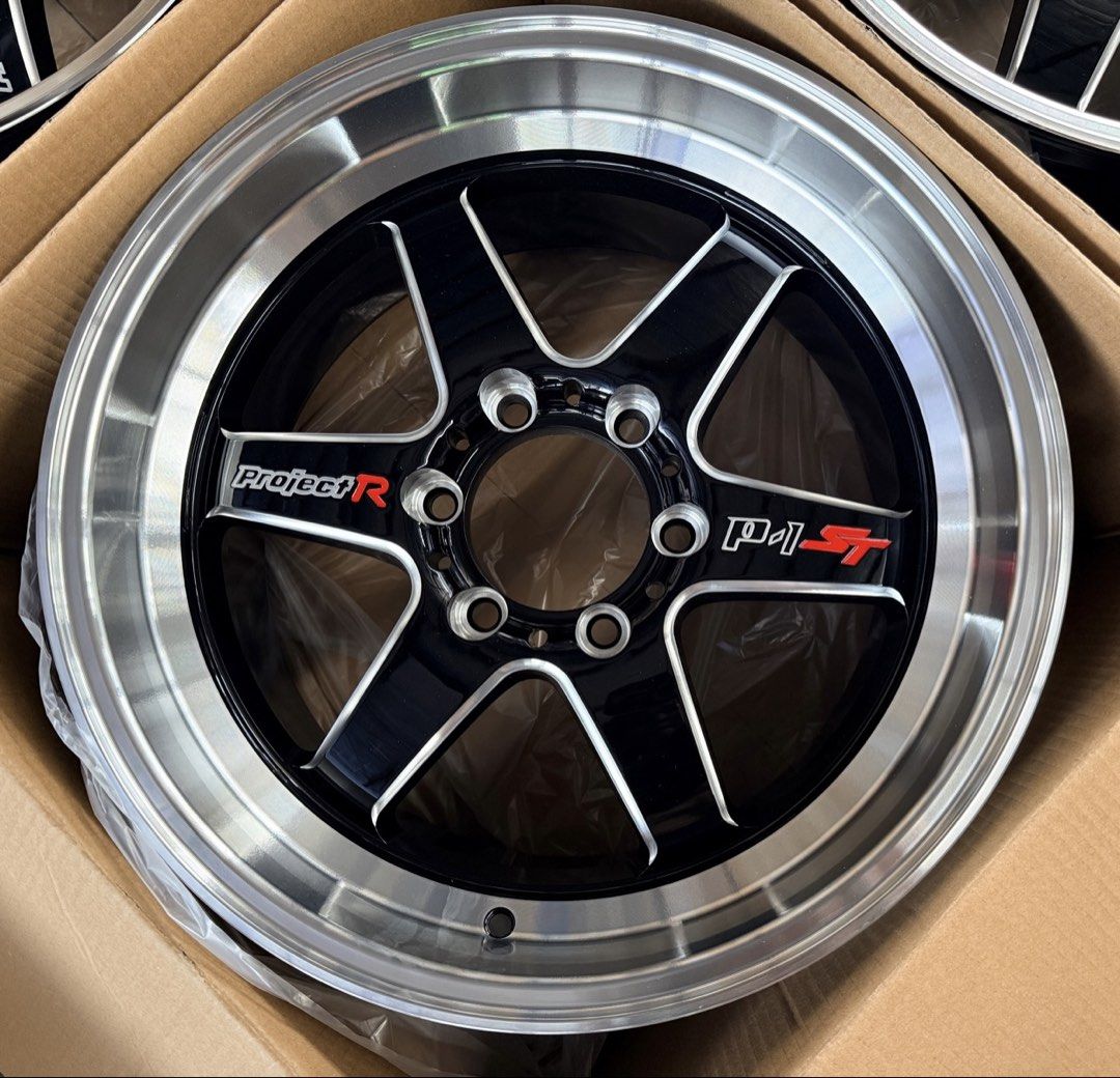 18” Project R Design code JT145 mags 6Holes pcd 139 Bnew (Category: Mags and Tires) located in Quezon City. Submitted by mindanaotyrehaus (Listing ID 1465325758, Image 3). Description: 4pcs 18” Project R design Code JT145 Bnew mags 6 holes pcd 139 x9.5 width offset 20 color: Black Face / Polish Lip sold as set 4pcs. for 30,000 pesos mags only * price may change without prior notice * fix price * Cash transaction/ GCash or BDO Online Transfer only