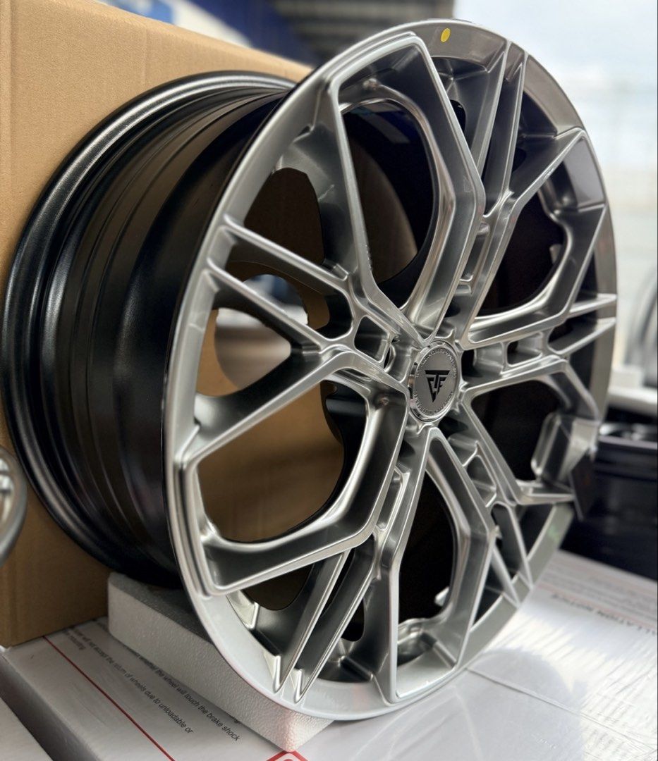 18” VLF TCF-P01 mags Hyperblack 5Holes pcd 114 Bnew (Category: Mags and Tires) located in Quezon City. Submitted by mindanaotyrehaus (Listing ID 1465338689, Image 2). Description: 4pcs 18” VLF TCF-P01 Brandnew mags 5 holes pcd 114 x8.5 width offset 38 color: Hyperblack sold as set 4pcs. for 30,000 pesos mags only * price may change without prior notice * fix price * Cash transaction/ GCash or BDO Online Transfer only First come first serve Free m