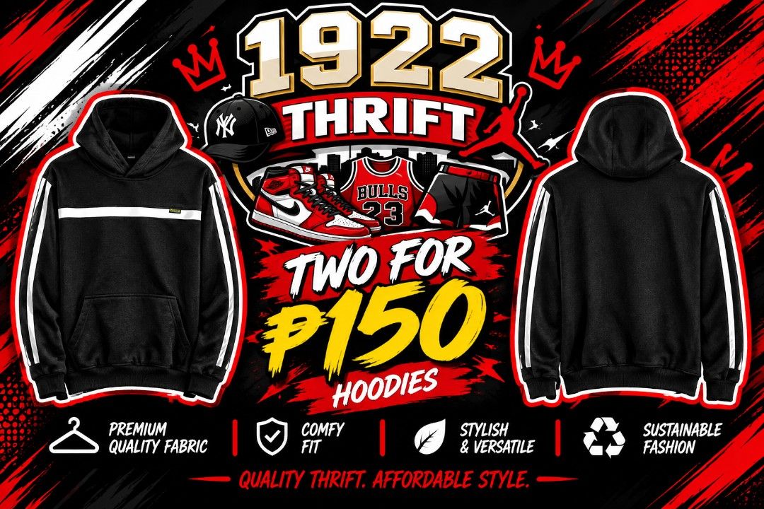 2 FOR 150 PESOS ONLY (Category: Coats, Jackets and Outerwear) located in Manila. Submitted by emmanuelferrer03 (Listing ID 1465254320, Image 1). Description: 🔥 THRIFTED / PRE-LOVED ITEM 🔥 📏 Size: M 💰 Price: ₱150 ONLY! ✨ Good condition ✨ Stylish & easy to pair ✨ Perfect for everyday OOTD 🧺 Wash before use recommended ⚠️ Please manage your expectations—thrifted item. Check photos and details carefully before mining. 💸 MOP: Cash / GCash 🛵 MOD