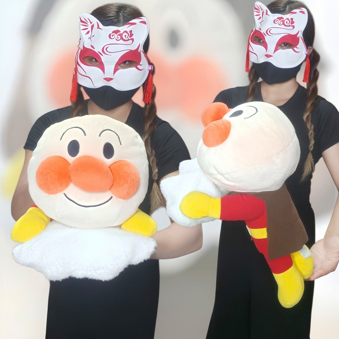 35cm lying anpanman holding cloud stuffedtoys (Category: Plushies & Soft Toys) located in Echague. Submitted by manikaisabelavarietyshop (Listing ID 1465293250, Image 1). Description: 35cm lying anpanman holding cloud stuffedtoys.