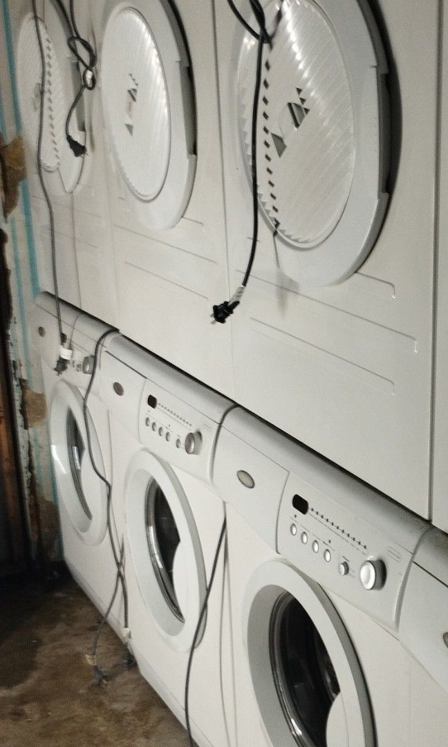 3 set laundry washing machine (Category: Washing Machines and Dryers) located in Manila. Submitted by raredeer_f73f54 (Listing ID 1465342424, Image 3). Description: 3 set wherpool washing machine and dryer with heater ✅ ready to use ✅no issue ✅Good condition 💯 💯 ✅CONDO PULL OUT ✅PM ME DIRECTLY PO ALWAYS AVAILABLE take all.