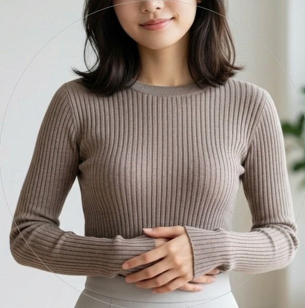 3 knitted Sleeved Sweater blouses (Category: Longsleeves) located in Paranaque City. Submitted by decluttering-all (Listing ID 1464776436, Image 3). Description: - Ribbed sleeved sweater blouses - Colors: Black, light brown, and beige - Material: Soft knit - Black knitted V-neck sweater blouse - quality fabric, light stretch - Long sleeves and ribbed texture - Made in Thailand - Brand new with tag - Dress up or down - with pants or skirt there's 