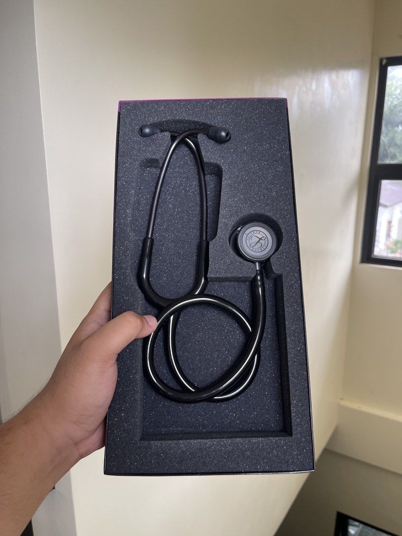 3M Littmann Classic III Stethoscope (Category: Medical Supplies & Tools) located in Manila. Submitted by timmyyyyyy69 (Listing ID 1465267616, Image 2). Description: - Authentic Black Littmann Classic III stethoscope - slightly used new and in pristine condition , original retail box - Includes factory packaging and protective foam insert - Comes with spare ear tips and ID tag accessory pack - Ideal for med students, nurses, and doctors -RFS: may 