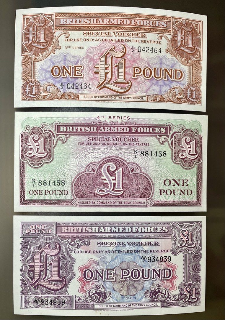 3PCS UNCIRCULATED BRITISH ARMED FORCES 1POUND (Category: Currency) located in Roxas. Submitted by hobbyisthub (Listing ID 1465312628, Image 1). Description: CROSS-POSTED ONLY 1 SET AVAILABLE AUTHENTIC/UNCIRCULATED SHIPS 1-2 DAYS, ADD SF GCASH PAYMENT PLS DO YOUR OWN GRADING BEFORE PURCHASING PM SELLER FOR ANY QUERIES THANK YOU!.