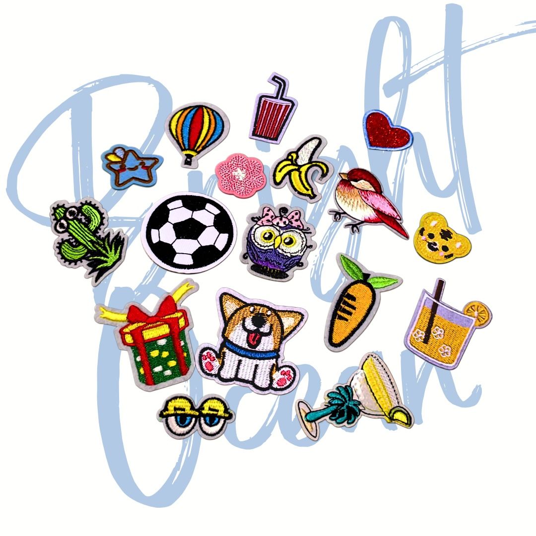5 PCS RANDOM IRON-ON PATCHES FOR CLOTHING (Category: Looking For) located in Mabalacat. Submitted by brightocean2026 (Listing ID 1465236523, Image 1). Description: Convenient Application: They attach quickly using a standard household iron without requiring any sewing or needlework skills. Dual Purpose: They work well for both repairing holes or tears and adding decorative personalization to garments. Fabric Compatibility: They adhere best to stu