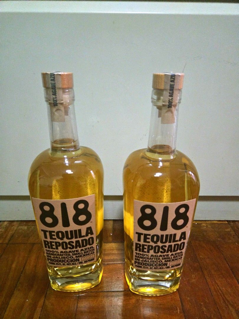 818 Tequila Reposado (Category: Other Food & Drinks) located in Manila. Submitted by cl1988 (Listing ID 1465294515, Image 1). Description: 818 Tequila Reposado 750ml Sealed Sold per bottle 09178024466 Makati.