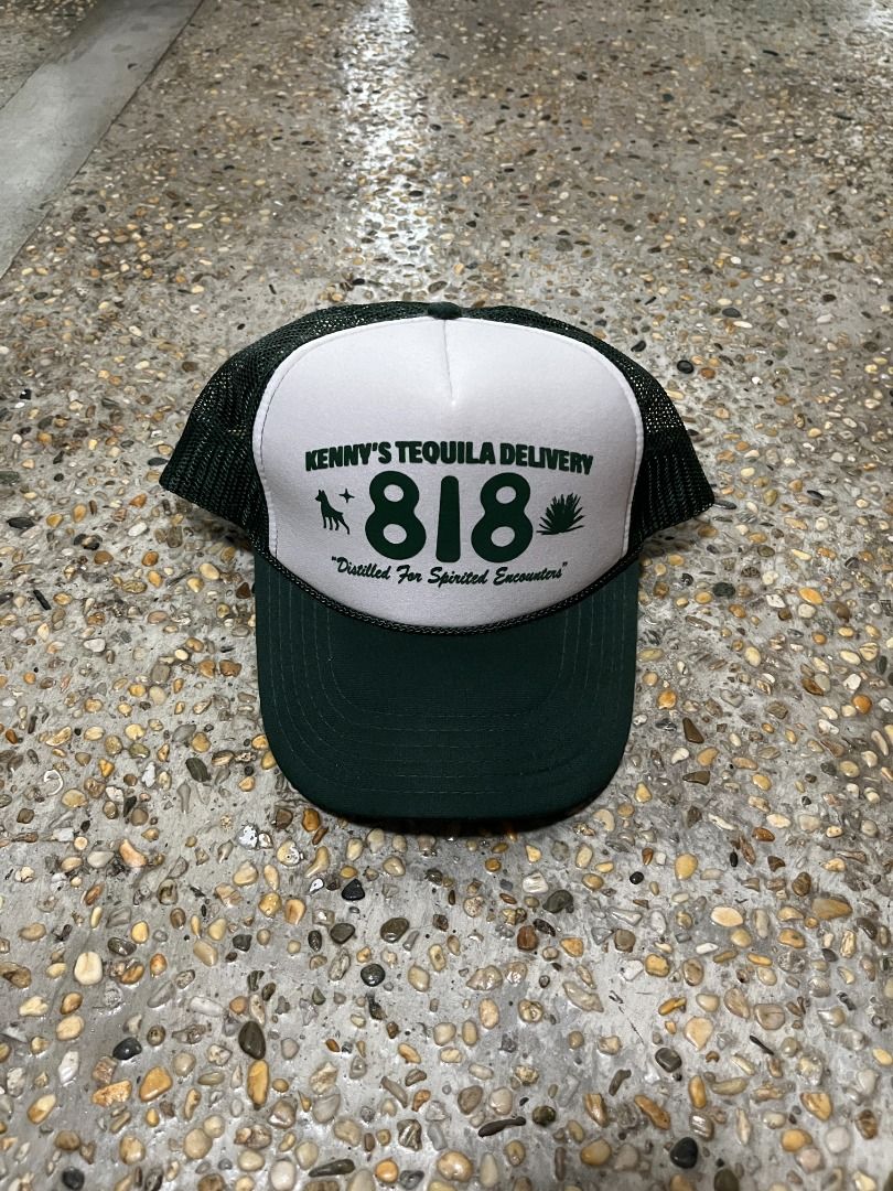 818 Trucker Hat - Forest Green (Category: Caps & Hats) located in Paranaque City. Submitted by spring____cleaning (Listing ID 1465249799, Image 1). Description: Selling an 818 Trucker Hat - Forest Green. Purchased from the 818 website and had it delivered to where I was staying during a prior Los Angeles trip. Brand is owned by Kendall Jenner, and this hat was done in collaboration with one of the designers of Cherry Los Angeles. Retailed for aro