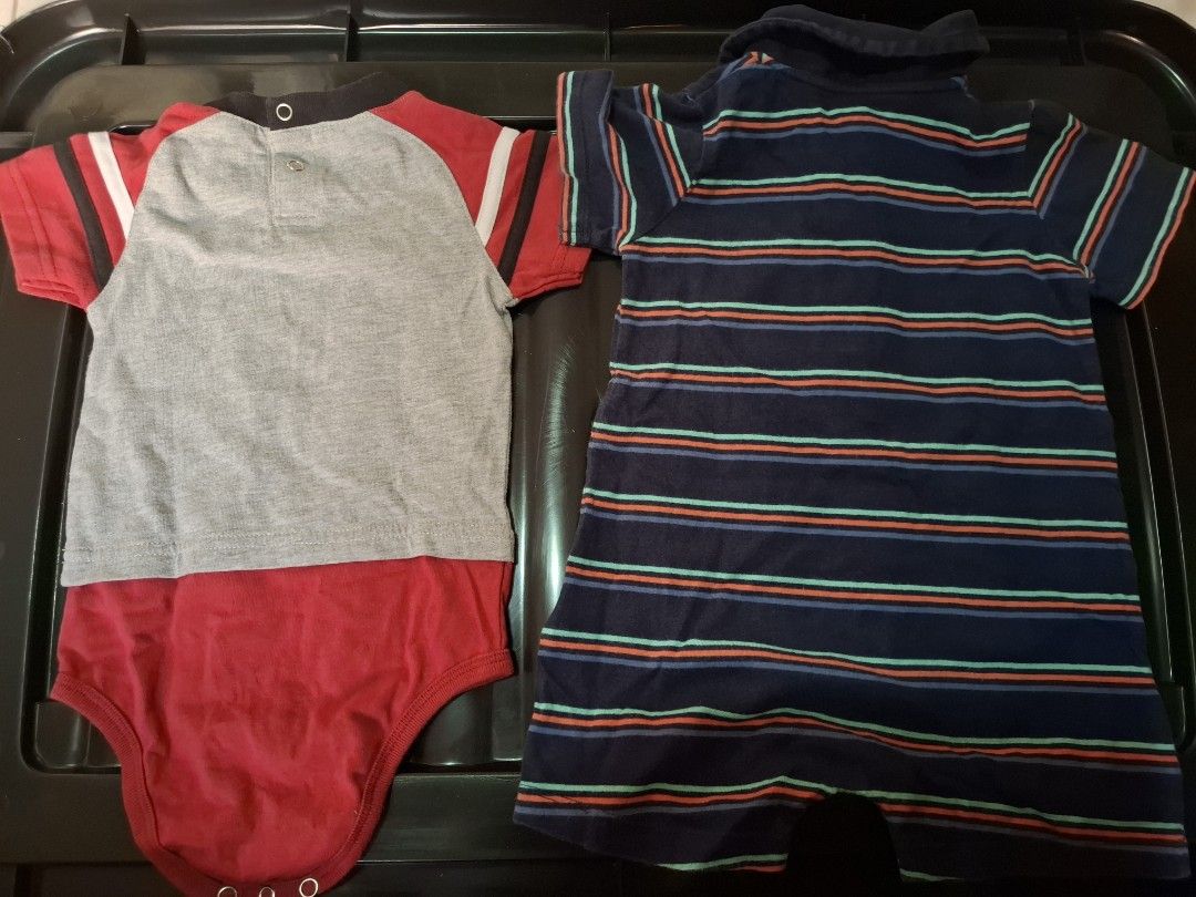 ❤️ BUNDBLE BABY BOY ROMPER 18 MONTHS (Category: Babies & Kids Fashion) located in Narvacan. Submitted by HopefulVy (Listing ID 1465267540, Image 3). Description: 2 pcs romper for baby boy 18 months.