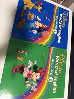 Disney world of english sing along 出售| 兒童書籍| Carousell Hong Kong