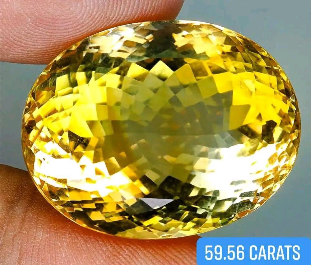 💯 Natural CITRINE loose (with certificate) (Category: Precious Stones) located in Kawit. Submitted by authentic_gemstones_byalton (Listing ID 1465205518, Image 1). Description: AVAILABLE ❗ COLLECTIBLE PIECE ❗ ▪️NATURAL BIG CITRINE LOOSE ▪️ -59.56 carats -Oval faceted cut -27.0x21.0x11.0 (mm) dimension -VVS (clarity) -Unheated/untreated -W/ certificate -7.0 (hardness) -Brazil (origin) -100% brand new item.