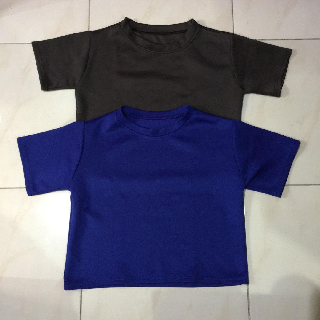 ❗ TAKE ALL Gray Blue Plain Round-neck Active Dry T-Shirt (Category: Shirts) located in Pasig City. Submitted by butfirst.declutter (Listing ID 1465204591, Image 2). Description: - Lightly used - No issue - Fits S-M - Color may vary due to lighting - See photos for measurements - Manage your expectations since this is a preloved item. You can message me for inquiries. Kindly read my ‘About’ :> Price is negotiable.