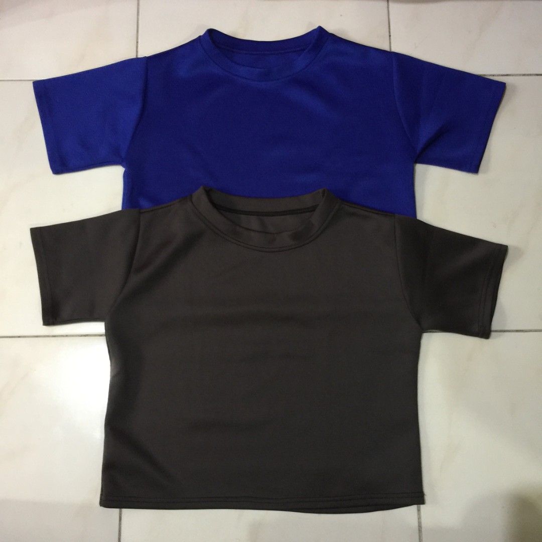 ❗ TAKE ALL Gray Blue Plain Round-neck Active Dry T-Shirt (Category: Shirts) located in Pasig City. Submitted by butfirst.declutter (Listing ID 1465204591, Image 1). Description: - Lightly used - No issue - Fits S-M - Color may vary due to lighting - See photos for measurements - Manage your expectations since this is a preloved item. You can message me for inquiries. Kindly read my ‘About’ :> Price is negotiable.