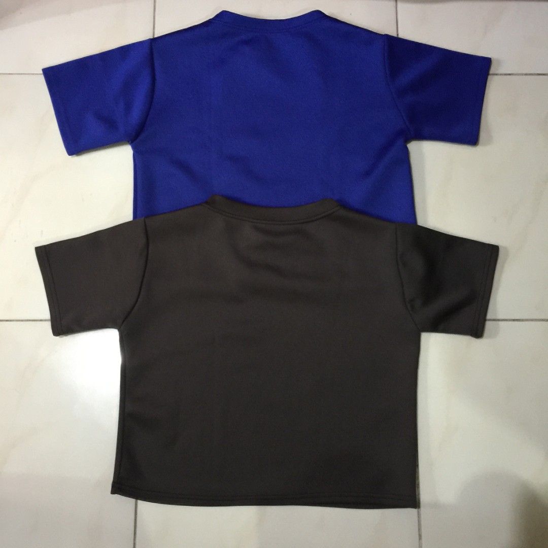 ❗ TAKE ALL Gray Blue Plain Round-neck Active Dry T-Shirt (Category: Shirts) located in Pasig City. Submitted by butfirst.declutter (Listing ID 1465204591, Image 3). Description: - Lightly used - No issue - Fits S-M - Color may vary due to lighting - See photos for measurements - Manage your expectations since this is a preloved item. You can message me for inquiries. Kindly read my ‘About’ :> Price is negotiable.