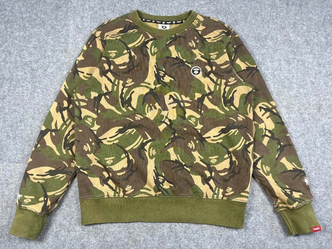 Aape Camou Sweater (Category: Coats, Jackets and Outerwear) located in Tayabas. Submitted by renew.revibe (Listing ID 1465195734, Image 1). Description: Aape Camou Sweater Excellent Condition C.R 9.5/10 Medium (21x25) 700 +SF.
