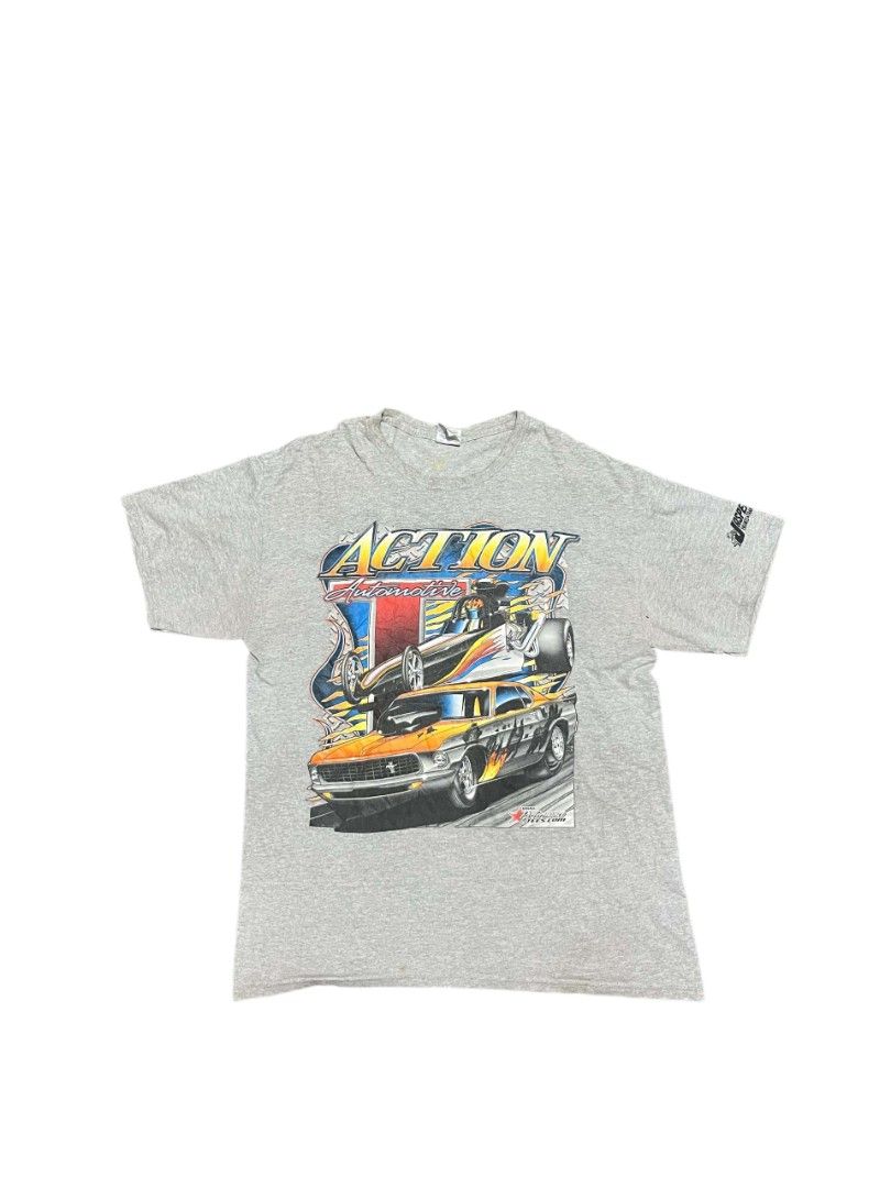 Action Automotive (Category: Tshirts & Polo Shirts ) located in Bacolod City. Submitted by squarer00ts (Listing ID 1465193601, Image 1). Description: Action Automotive •Size on tag: Large •Dimension: Width 21.5 × Length 28 •Issue: Hole, Sign of usage •Need wash.
