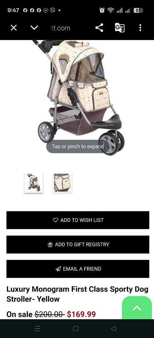 Add Mate Pet Stroller Imported From Japan (Category: Strollers) located in Valenzuela. Submitted by se_japansurplus (Listing ID 1465355514, Image 2). Description: 🔥🔥IMPORTED FROM JAPAN ADD MATE BRAND PET STROLLER 🔥🔥 🎌FOLDABLE PET CART 🎌MESH WINDOWS ON FRONT AND TOP 🎌WITH TRAY OR CUP HOLDER 🎌SLIMFOLD 🎌LIGHTWEIGHT NO ISSUE‼️ MINIMAL MARK OF USAGE ONLY.