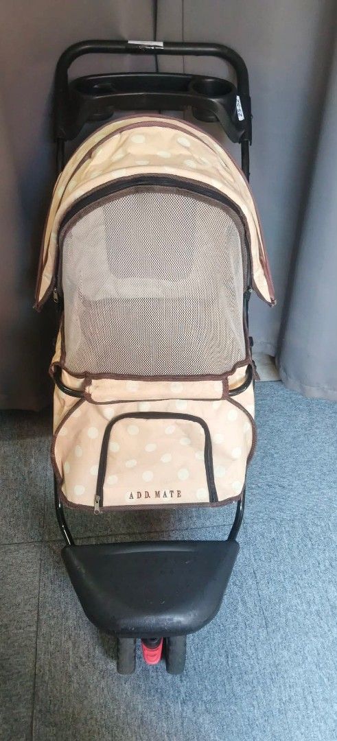 Add Mate Pet Stroller Imported From Japan (Category: Strollers) located in Valenzuela. Submitted by se_japansurplus (Listing ID 1465355514, Image 3). Description: 🔥🔥IMPORTED FROM JAPAN ADD MATE BRAND PET STROLLER 🔥🔥 🎌FOLDABLE PET CART 🎌MESH WINDOWS ON FRONT AND TOP 🎌WITH TRAY OR CUP HOLDER 🎌SLIMFOLD 🎌LIGHTWEIGHT NO ISSUE‼️ MINIMAL MARK OF USAGE ONLY.