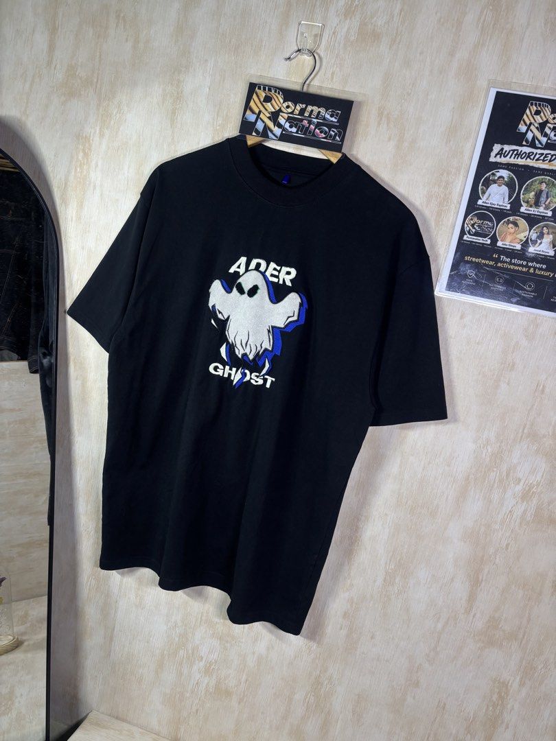 ADER ERROR GHOST SHIRT (Category: Tshirts & Polo Shirts ) located in Cabuyao City. Submitted by pormanation-thrift-store (Listing ID 1465194045, Image 2). Description: ADER ERROR GHOST SHIRT Condition: LIKE NEW Color rate: 10/10 (PWEDE SA MASELAN) Size: A1 Dimes: 21”Wx29.5”L Issue: NONE❌ Price: 1200.