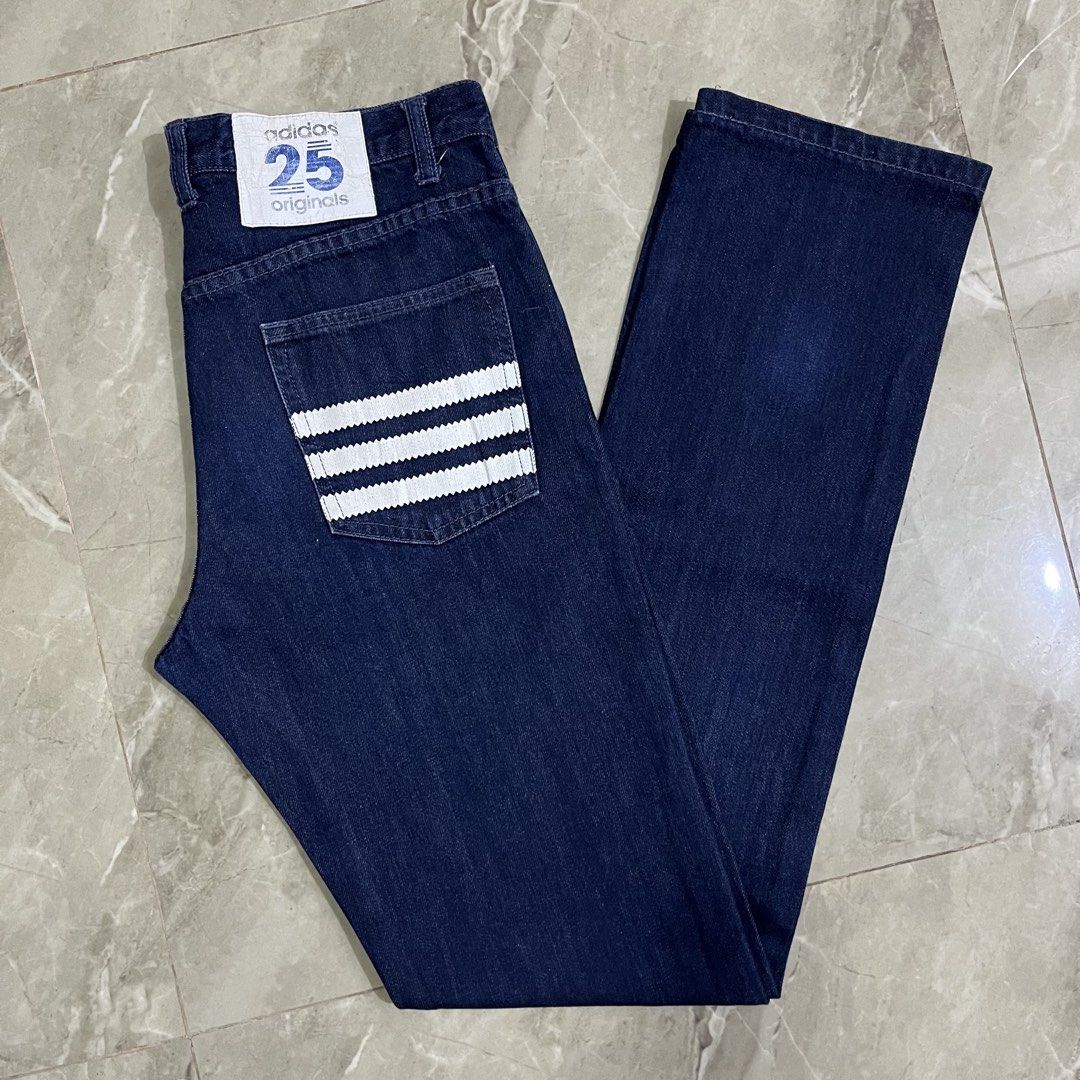 ADIDAS 25 NIGO BEAR DENIM JEANS (Category: Jeans) located in Marikina City. Submitted by arniejane23 (Listing ID 1465347130, Image 1). Description: ADIDAS 25 NIGO BEAR DENIM JEANS SIZE 29 on tag DIMENSION waistline - 31-32 length - 42 NO ISSUE/NO FLAWS EXCELLENT CONDITION!! 📩📩📩.