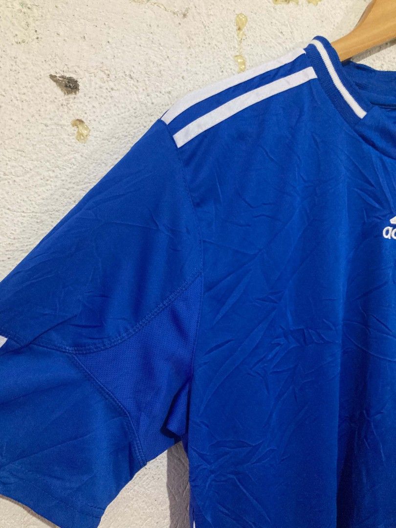 Adidas Blue Climacool Athletic Tee (Category: Activewear) located in San Jose del Monte. Submitted by zen31 (Listing ID 1465270973, Image 3). Description: ADIDAS FOOTBALL JERSEY XL ON TAG 19.5X28.5 DIMENSION EXCELLENT CONDITION 10/10 COLOR RATE NO ISSUE.