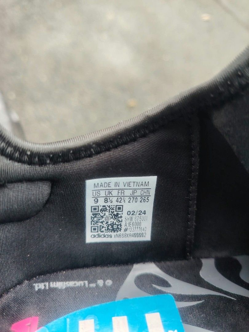 Adidas NMD R1 Black Sneakers (Category: Casual Shoes) located in Manila. Submitted by ms.thightangbudget (Listing ID 1465298652, Image 3). Description: - Model: Adidas NMD R1 (All Black) - Design: Mesh upper with reflective flame graphics near the toe and matching black three stripes - Comfort: Responsive Boost midsole and black EVA plugs - Details: Heel pull tab attached, very clean soles - Condition: Ready to wear - Versatility: Perfect for cas