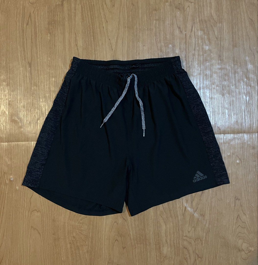 Adidas supernova running short (Category: Activewear) located in Bacolod City. Submitted by maxpeynthrift (Listing ID 1465353295, Image 2). Description: Size medium W 26 to 36 L 15 In seam 5.5 Hem 12 Have a back pocket with zipper Excellent condition No issue With inner brief.