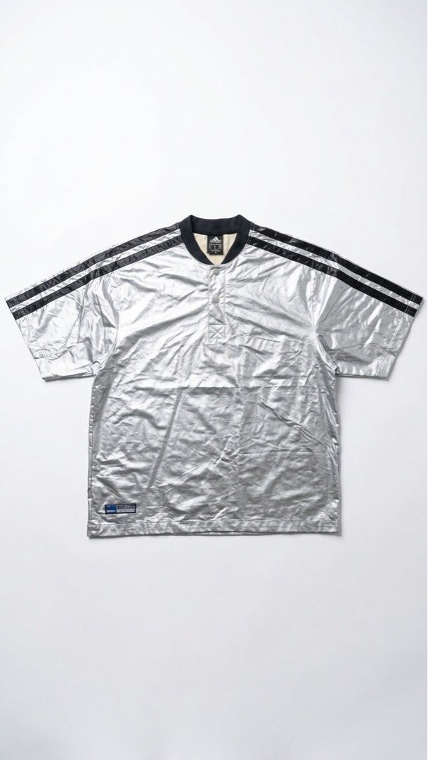 Adidas Three Lines Foil Fabric (Category: Tshirts & Polo Shirts ) located in Caloocan City. Submitted by curatedgoods.ph (Listing ID 1465301051, Image 1). Description: .
