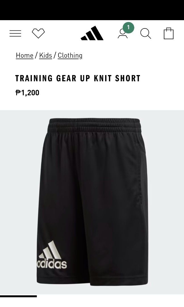 ADIDAS TRAINING DRIFIT SHORT (freeshipping) (Category: Activewear) located in Quezon City. Submitted by gyl-stop (Listing ID 1465319369, Image 2). Description: free shipping 24-28 x 16 excellent condi cr: 9.8/10 issue: none.