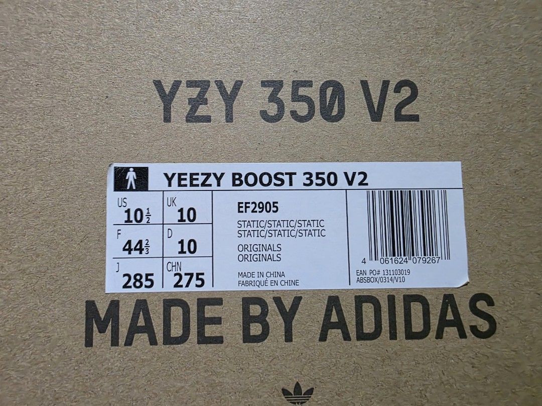 Adidas Yeezy Boost 350 V2 Static Size US 10.5 (Category: Sneakers) located in Santa Rosa. Submitted by rowhell09 (Listing ID 1465267892, Image 3). Description: Brandnew 10.5 us mens 💸8500 MOD. LBC MOP. BDO, GCASH LOC. NUEVA ECIJA - Brand: Adidas Yeezy Boost 350 V2 - Colorway: Static (with reflective laces & translucent stripe) - Size: US 10.5 / UK 10 / EU 44 2/3 - Condition: Brand New / Never Worn (Fresh out of packaging) - Inclusions: Original 