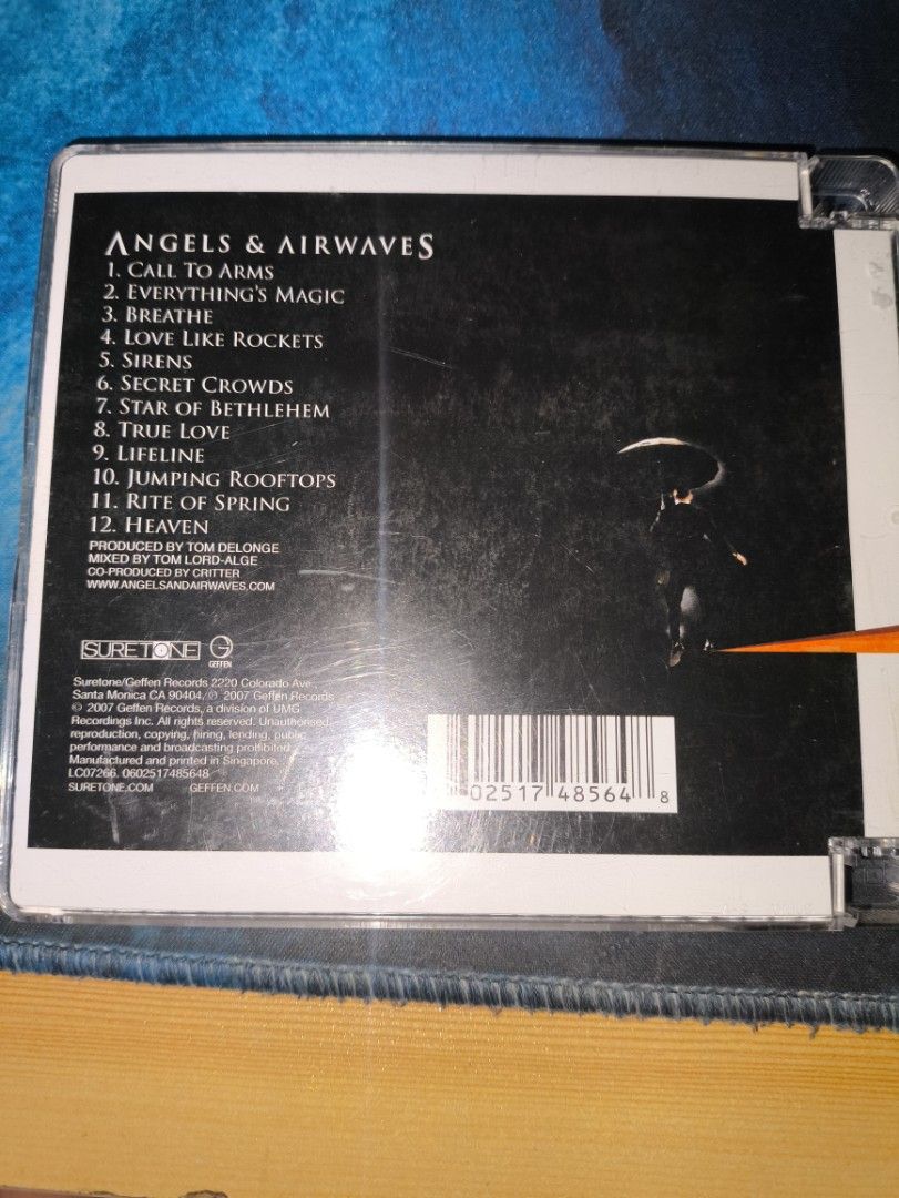 Angels & Airwaves I-Empire CD Album (Category: CDs & DVDs) located in Quezon City. Submitted by skullsher (Listing ID 1465364535, Image 3). Description: Angels & Airwaves I-Empire CD Album 400php - Singapore Release - Disc: NM- - Booklet: VG Super Jewel Case has no cracks. Includes a Hype Sticker..