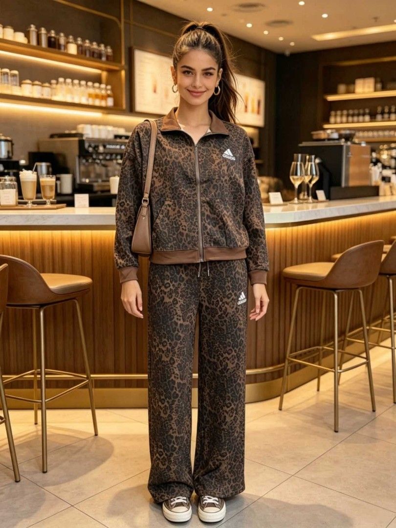 Animal printed terno jacket pants (Category: Sets or Coordinates) located in Manila. Submitted by raredeer-4deb4e (Listing ID 1465294085, Image 2). Description: can fit upto xxl.. pm for orders.
