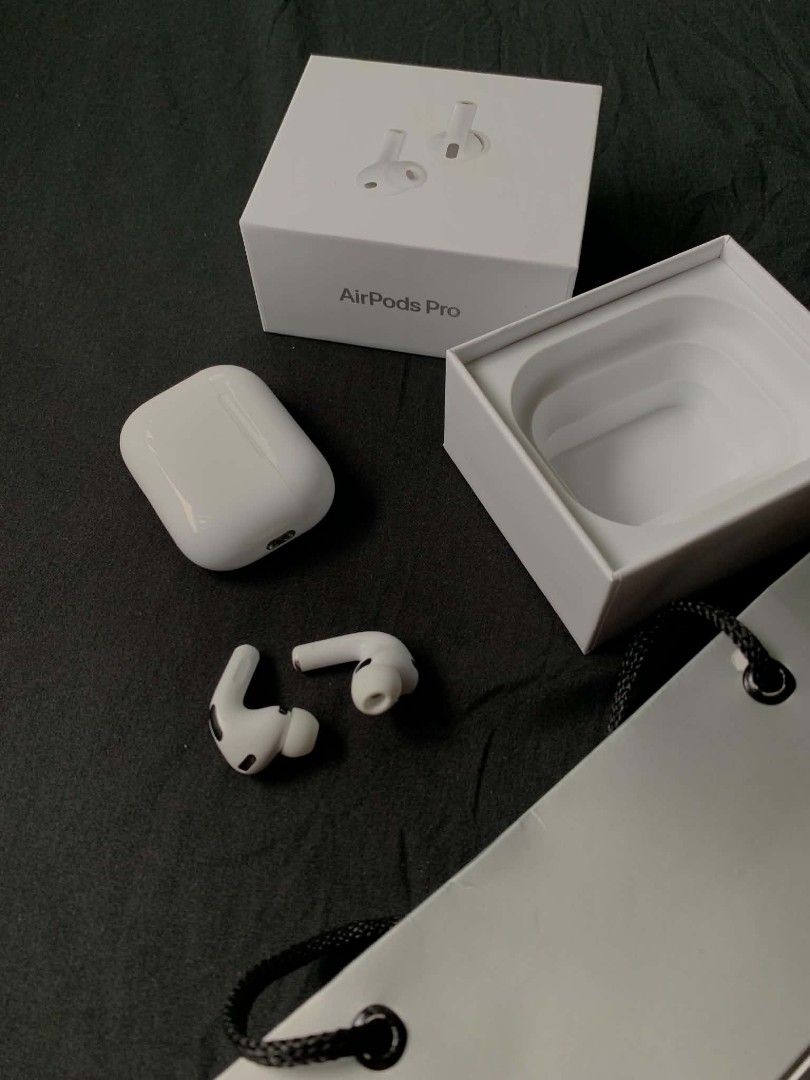 Apple AirPods Pro 3rd Generation (Category: Headphones & Headsets) located in Manila. Submitted by mightyflower.454704 (Listing ID 1465177478, Image 3). Description: - Authentic Apple AirPods Pro 3rd Generation with charging case - Original retail box included - Comes with extra silicone ear tips in multiple sizes - Complete with documentation envelope - Includes a genuine Power Mac Center paper bag.