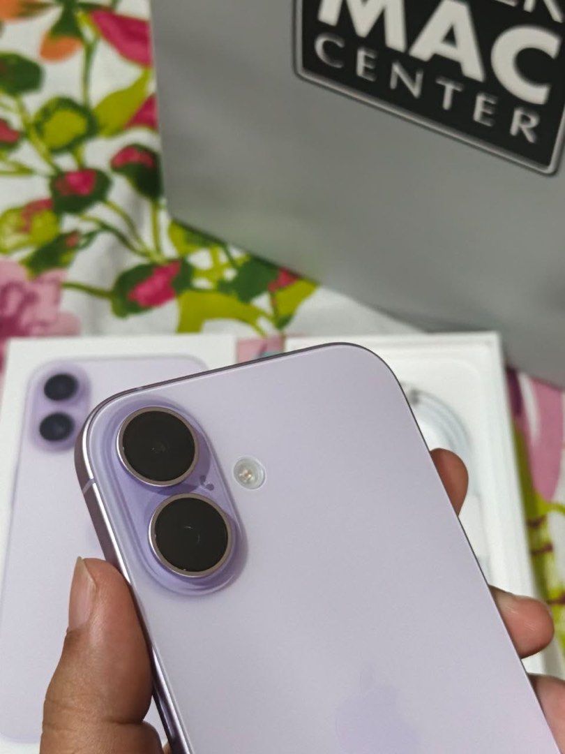 Apple iPhone 17 Purple (Category: iPhone 17 Series) located in Manila. Submitted by angelo_deer (Listing ID 1465363403, Image 2). Description: iPhone 17 – 256GB Lavender ✨ - with box (Same IMEI) & Original Cord - Underwarranty (Expired 1/14/27) - Bought in Powermac with Receipt - Battery health: 96% - iOS 27.1 latest update - Openline and No History of Repair - No Issue and no dents - Free case – Nego pa if kukunin agad 📍Dasmariñas.