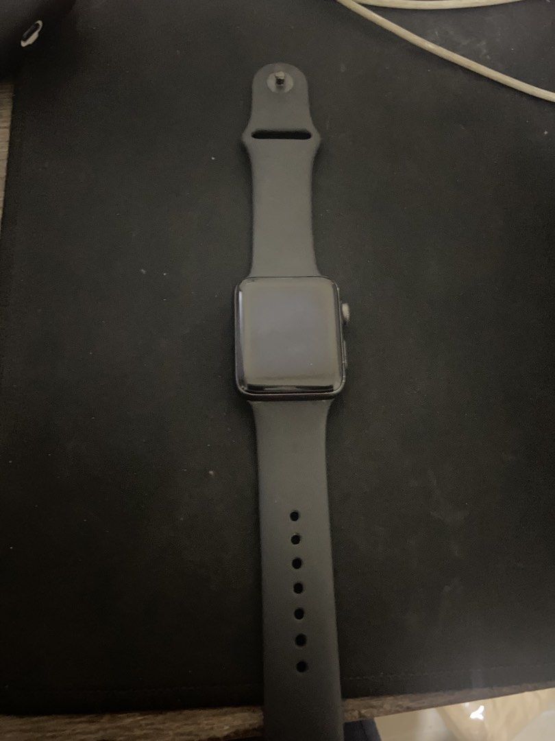 Apple Watch Series 3 42mm (Category: Wearables & Smart Watches) located in Manila. Submitted by ajwooh (Listing ID 1465257829, Image 1). Description: Still working and no issues aside from scratches No box or extra strap just watch and charger cord Price is negotiable Can do meetup in Robinsons Magnolia only .