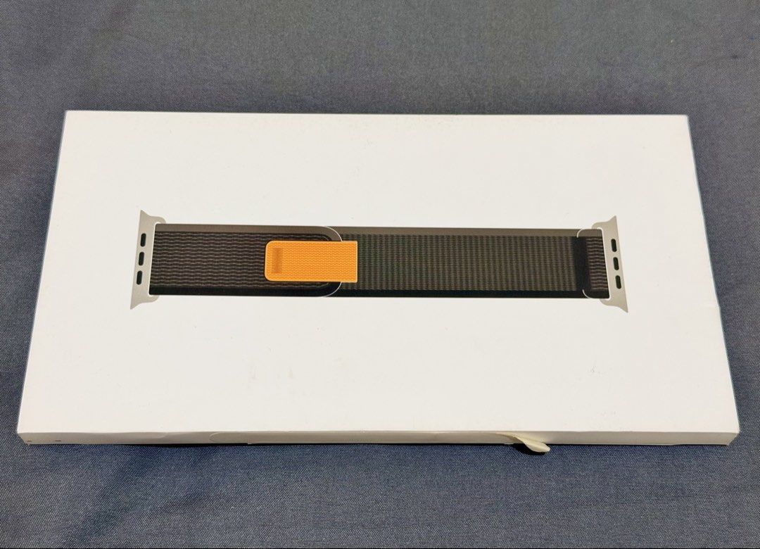 Apple Watch Ultra Trail Loop band (Category: Wearables & Smart Watches) located in Taguig. Submitted by jace0000 (Listing ID 1465281259, Image 1). Description: Apple Watch Ultra Trail Loop band - Color: Black/Gray - Size: M/L (Designed for 45mm/46mm/49mm Apple Watch) - Condition: Brand new, sealed in original box RFS: need funds Meetup only in BGC.