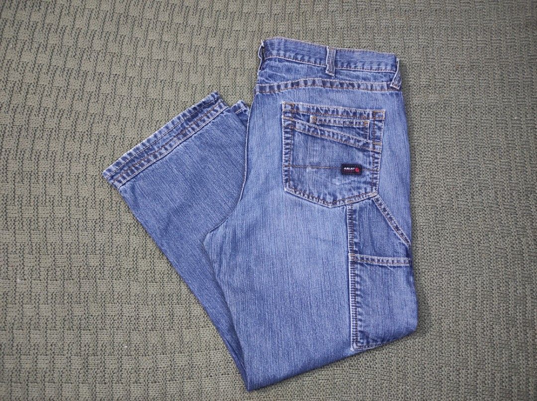 ARIAT CARPENTER PANTS (Category: Jeans) located in Las Pinas. Submitted by jeusmanlangit (Listing ID 1465219019, Image 1). Description: ARIAT CARPENTER PANTS DIMES: W: 38 L: 40 HEM: 10 ISSUE: STAIN SA HARAP KITA SA PIC 550 PESOS LANG DM📩.