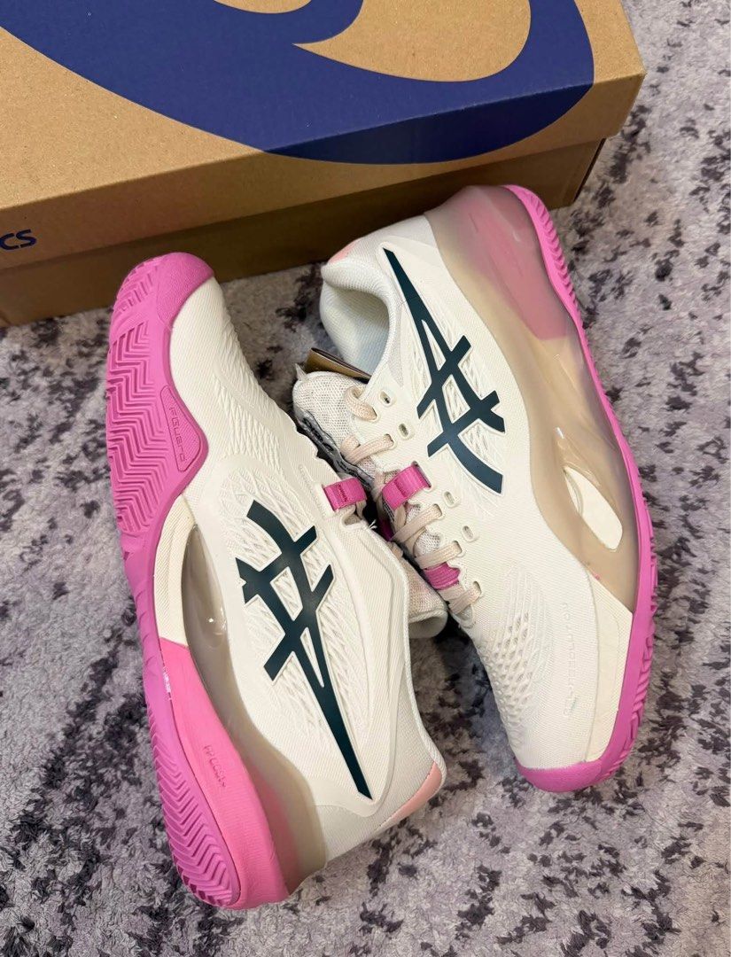 Asics Gel-Resolution X (Category: Sneakers) located in Manila. Submitted by aiman_sole5 (Listing ID 1465318567, Image 2). Description: ₱2,300 - with box included Available size: 36. 37. 38. 39. 40 📍 Binondo, Manila 📍 Sampaloc, Manila - Lalamove available (same day delivery) - JNT shipping available .