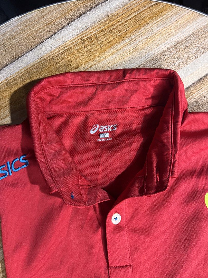 ♻️ASICS POLO SHIRT♻️ (Category: Activewear) located in Manila. Submitted by cjsthrift (Listing ID 1465245628, Image 3). Description: ‼️Want to sell‼️ ♻️ASICS POLO SHIRT♻️ ▫️Exellent condition ▪️None Hidden issue ▫️Color rate 9/10 ▪️Dimes: W21X26L ▫️Size Fittings: M to L stretchable 🏷️899 + shipping fee 📩 📍 Pagadian City Zamboanga Del sur 📝Napaka Ganda nito promise goods pang pickle ✅Unli Vc For Checking items ✅Unli Vouch ✅Legit Seller.