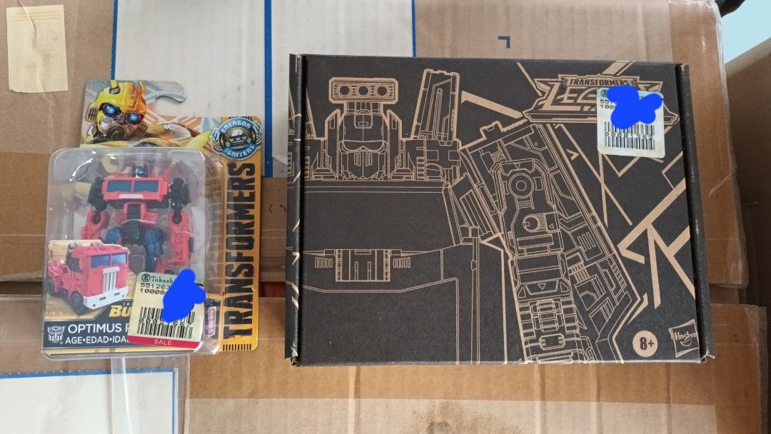 Assorted Transformers (Category: Toy Figures) located in Singapore. Submitted by starscreamie (Listing ID 1465280323, Image 5). Description: SELLING INDIVIDUALLY! 1) BLURR SHATTERED GLASS MISB- $42 2) CYBERVERSE BUMBLEBEE MOSC - $15 3) SIEGE BATTLEMASTERS - $10 EACH 4) OPTIMUS PRIME MOSC - $8 5) LIFT-TICKET MISB - $ 42.