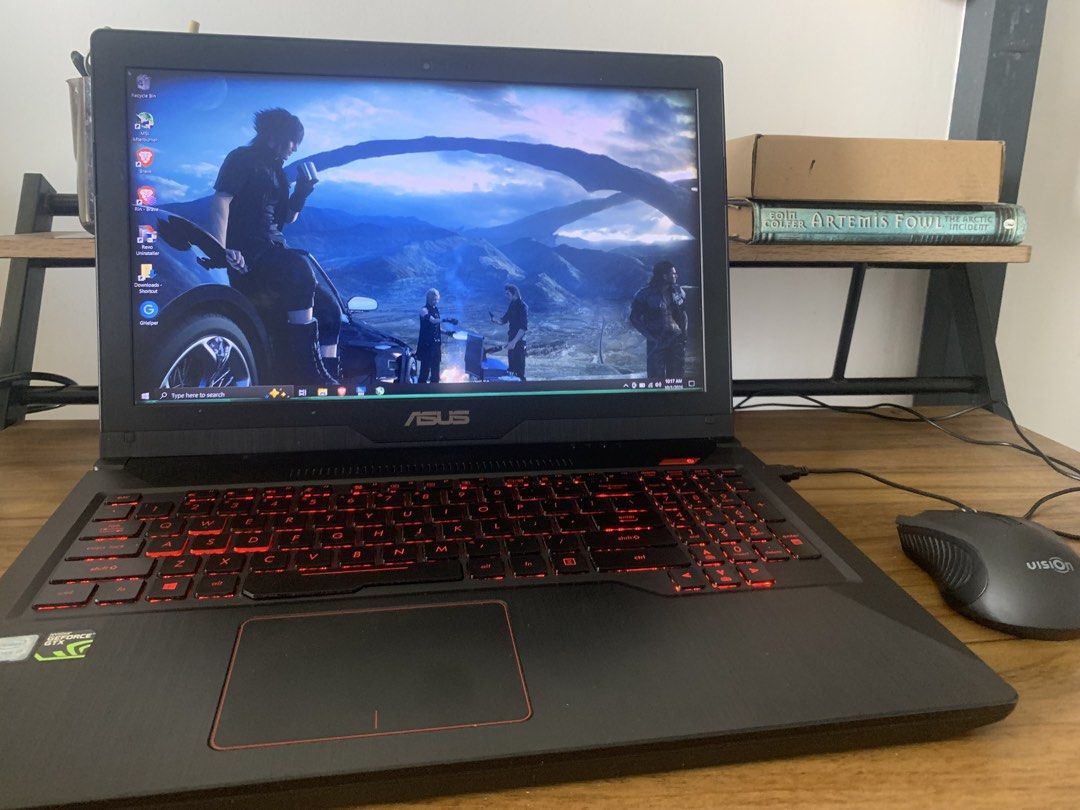 Asus TUF Fx504vd (Category: Laptops & Notebooks) located in Manila. Submitted by sellingmy.stuff (Listing ID 1465185201, Image 2). Description: - Brand/Model: Asus TUF FX504VD Gaming Gpu: Nvidia Gtx1050 Unit, charger and Mouse only (Ram and SSD not included) Camera, Speaker, keyboard working properly. No known issues Issues: Lcd has black vignette in the corner due to age, can be replaced Rfs: Upgraded to a different laptop Loc: Metro Manila Paym