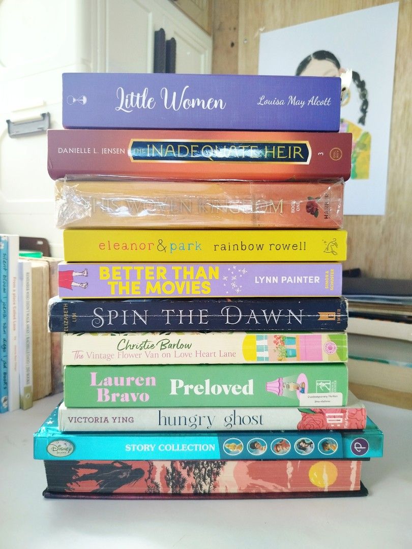 AUTHENTIC BOOKS (Category: Storybooks) located in Dapa. Submitted by yourstrulyhope (Listing ID 1465194241, Image 1). Description: Hello book lover and readers! Please, can you help me declutter some of my books? All books are in very good condition by the way 📚🤗 📌 PRICE LIST: 👇🏻 📚 The Inadequate Heir - ₱600 (very good condition) 📚 This Woven Kingdom - ₱480 ( very good condition) 📚 Little Women - 200 pesos (very good condition) 📚 Better 