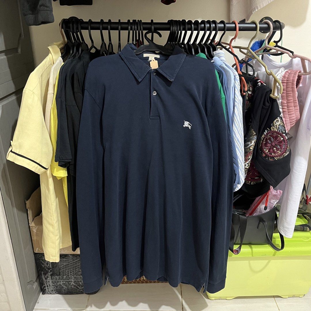 Authentic Burberry Polo Longsleeve (Category: Tshirts & Polo Shirts ) located in Guagua. Submitted by 2ndpick.ph (Listing ID 1465271114, Image 1). Description: Burberry Polo Longsleeve Dimes:20.5x28 Condition:10/10 Color rate:10/10 Issue:none 350+sf j&t Pampanga.