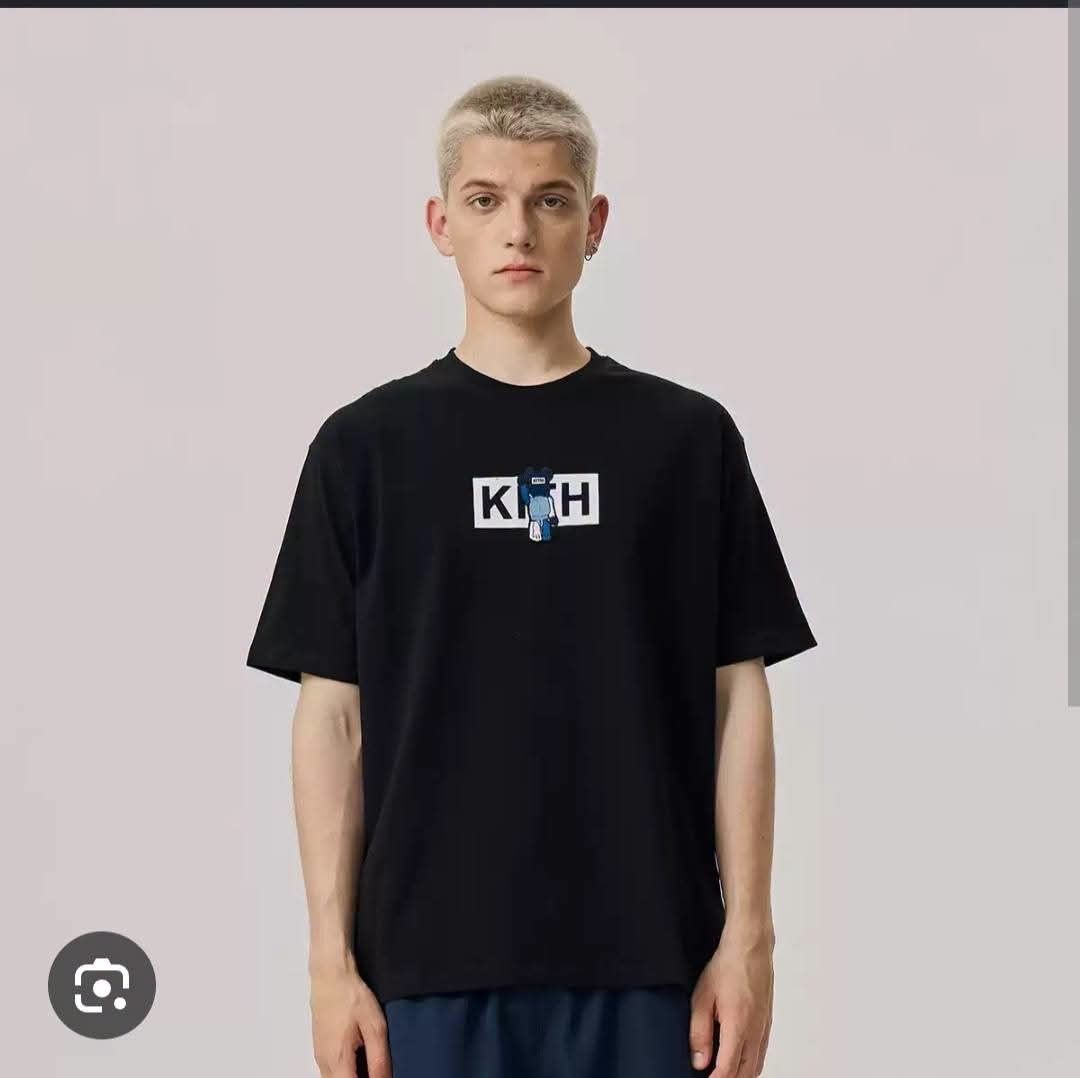 AUTHENTIC Kith x Bearbrick Logo Tee Black Men's - SS1... (Category: Luxury Apparel) located in Manila. Submitted by bvnnie (Listing ID 1465297802, Image 1). Description: AUTHENTIC Kith x Bearbrick Logo Tee Black Men's - SS1 Actual size using inches Waistline /Widht 21 Lenght/ 28 fittings is LARGE Excellent Condition, Issue:0 Message if you have any other question about sizing. We do shipping nation wide I'm also open for video call so that you ca