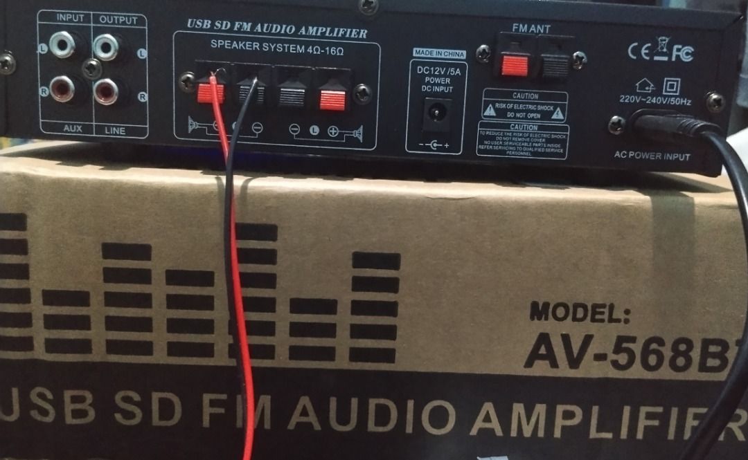 AV - 568 Amplier 1000watts (Category: Soundbars, Speakers & Amplifiers) located in Caloocan City. Submitted by granddeal (Listing ID 1465231214, Image 2). Description: 1000 watts Amplifiee.