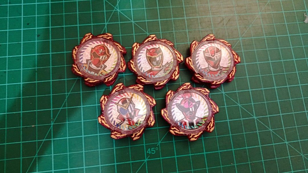 Avataro Sentai Donbrothers Gears (Category: Interactive Toys) located in Legazpi City. Submitted by bbthatguy (Listing ID 1465291221, Image 3). Description: Selling Avataro Sentai Donbrothers Avataro Gears Compatible with Donblaster and Zenkaiger Geartlinger Pic 1: Set of 18 Avataro Gears - 350 Pic 2: Set of 6 Alter Gears - 250 Pic 3: Set of 5 Clear Red Gears - 250 Pic 4: Set of 3 Kamen Rider Gears - 250 loc Legazpi City, Albay, can do meetups in