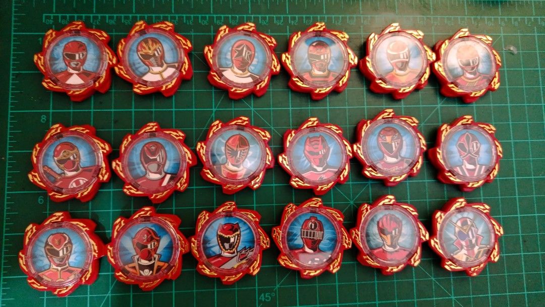 Avataro Sentai Donbrothers Gears (Category: Interactive Toys) located in Legazpi City. Submitted by bbthatguy (Listing ID 1465291221, Image 1). Description: Selling Avataro Sentai Donbrothers Avataro Gears Compatible with Donblaster and Zenkaiger Geartlinger Pic 1: Set of 18 Avataro Gears - 350 Pic 2: Set of 6 Alter Gears - 250 Pic 3: Set of 5 Clear Red Gears - 250 Pic 4: Set of 3 Kamen Rider Gears - 250 loc Legazpi City, Albay, can do meetups in
