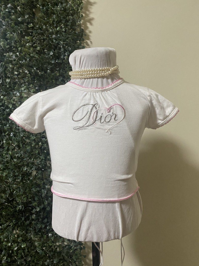 Baby dior crop top (Category: Babies & Kids Fashion) located in Manila. Submitted by avathriftedcloset (Listing ID 1465336148, Image 1). Description: .