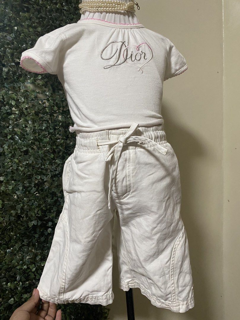Baby dior white short (Category: Babies & Kids Fashion) located in Manila. Submitted by avathriftedcloset (Listing ID 1465336505, Image 1). Description: .
